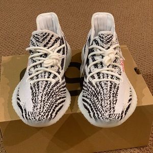 Zebra Yeezys